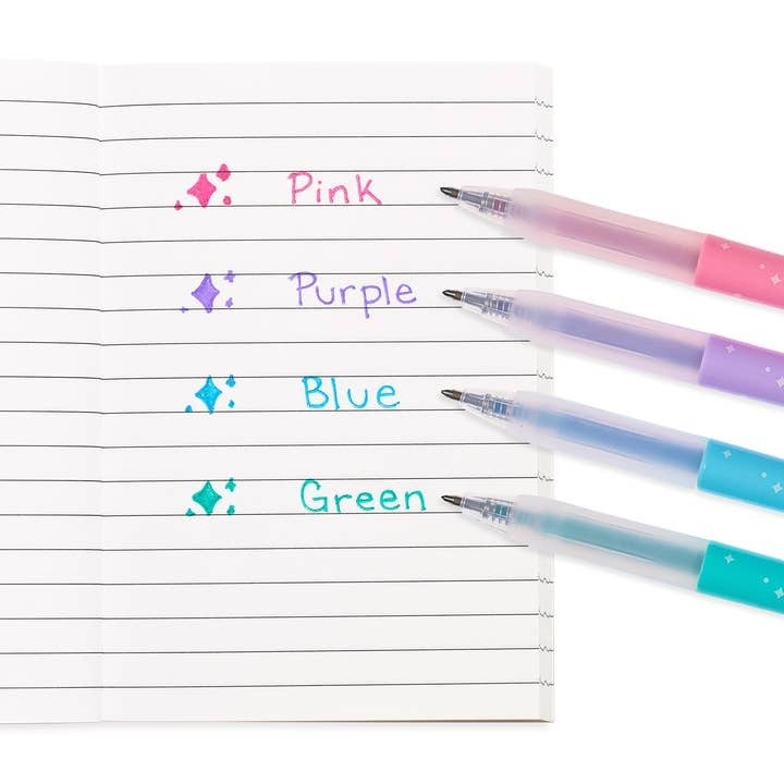 Oh My Glitter Gel Pens 4 Pack