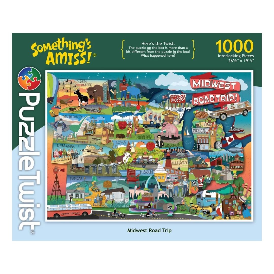 Midwest Road Trip - 1000 Piece Puzzle