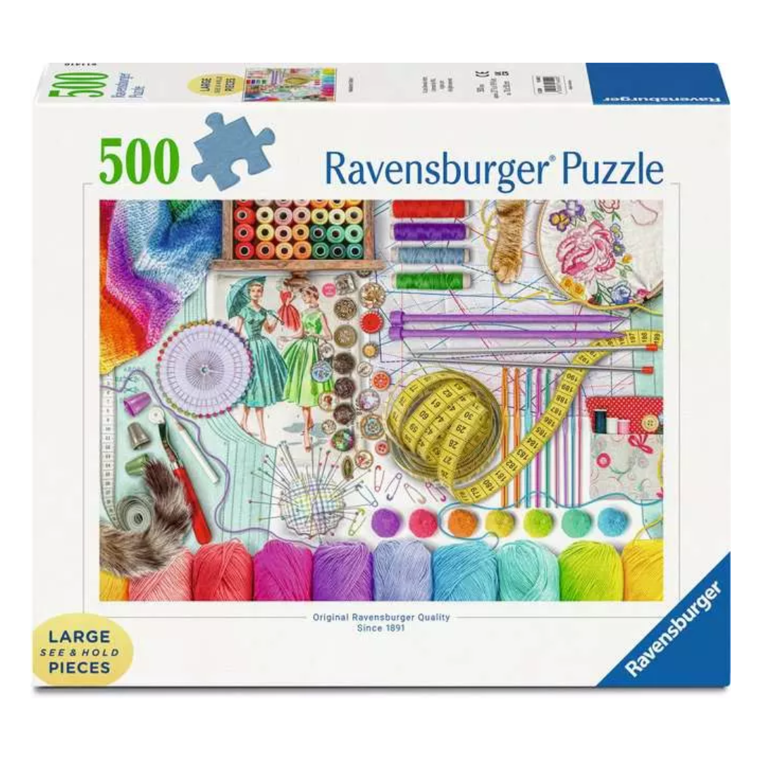 Needlework Station - 500 Piece Puzzle
