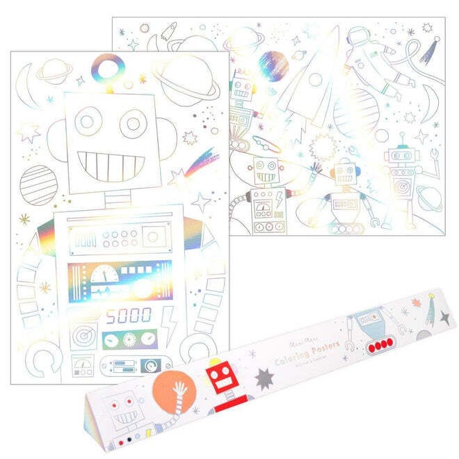 Meri Meri - Space Coloring Posters | White Pumpkin Studio